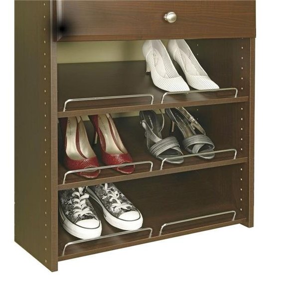 Easy Track Easy Track RS1600-T 24 in. Shoe Shelves Shelf; Truffle - Pack of 3 RS1600-TON